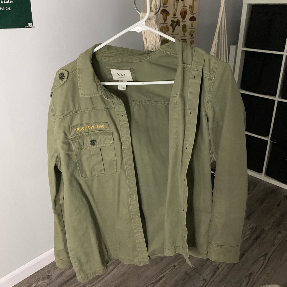 Classic Olive Military Jacket